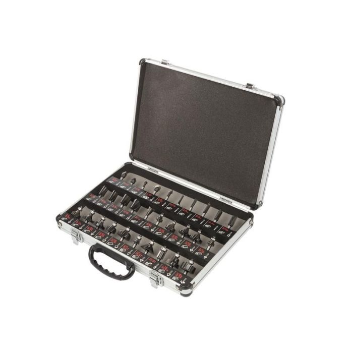 Trend TRESETSS3114 SET/SS31X1/4TC TCT Router Cutter Set, 30 Piece