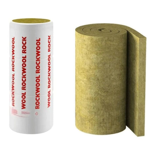 Rockwool Roll Twin Roll Loft Insulation 2750mm x 1200mm x 100mm (6.6m2) Pack of 2