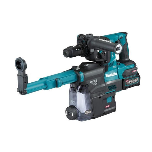 Makita MAKHR004GD22 HR004GD202 40Vmax Rotary Hammer BL + Extractor 40V 2 x 2.5Ah Li-ion