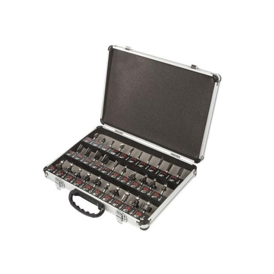 Trend TRESETSS3114 SET/SS31X1/4TC TCT Router Cutter Set, 30 Piece